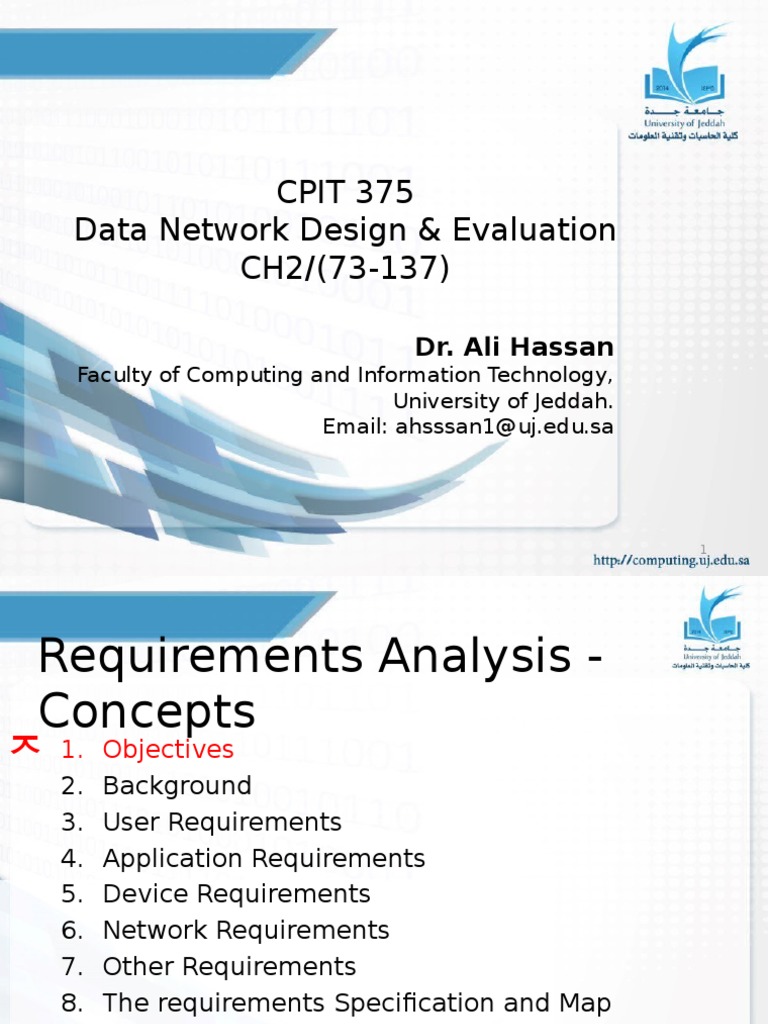 [2] Network Requirements Analysis Concepts Computer Network
