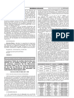 Actualizan Tabla de Multas Electorales Por Distrito en El Ámbito Nacional y Por Nivel de Pobreza Respecto de Las Elecciones Generales 2016