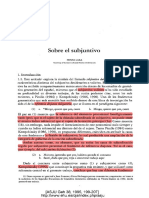 Laka (1995) - Sobre El Subjuntivo