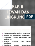 Bab II. Hewan Dan Lingkungan