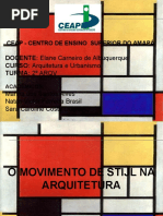 o Movimento de Stijl Na Arquitetura (Neoplasticismo Ou Elementarismo)