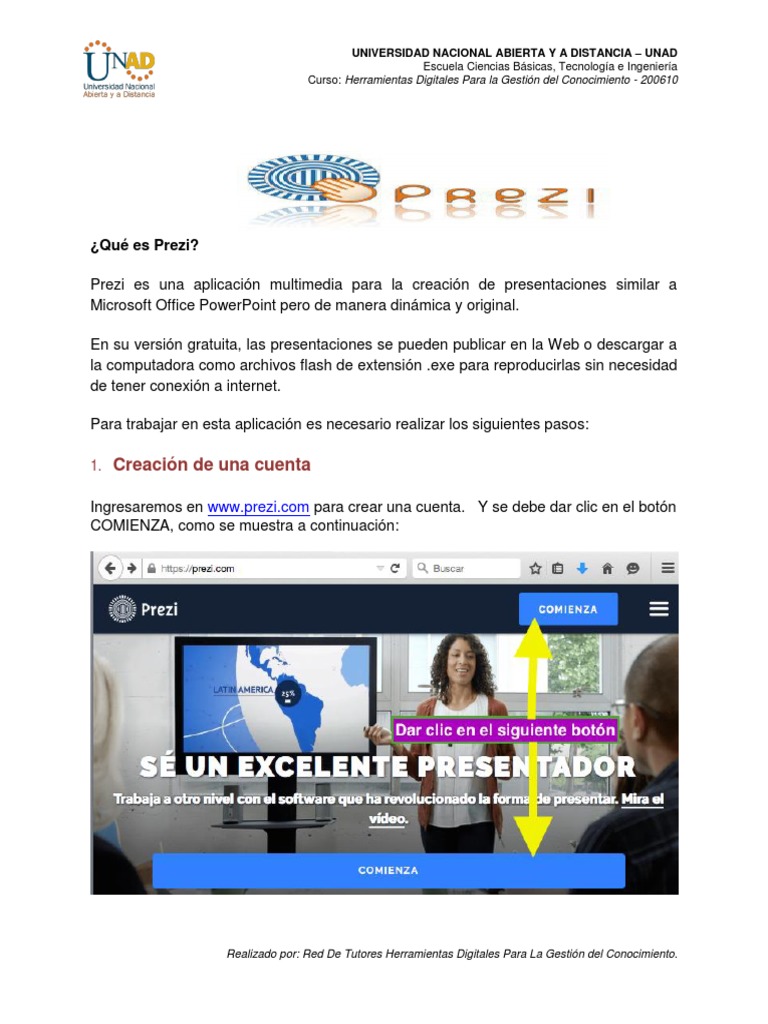 Manual de Prezi | PDF | Conocimiento administrativo | Internet