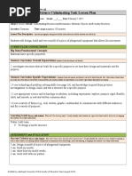 Science Culminating Task Lesson Plan: Curriculum Connections