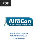 Alfacon Pf Lingua Portuguesa Adriano Paciello 3o Enc