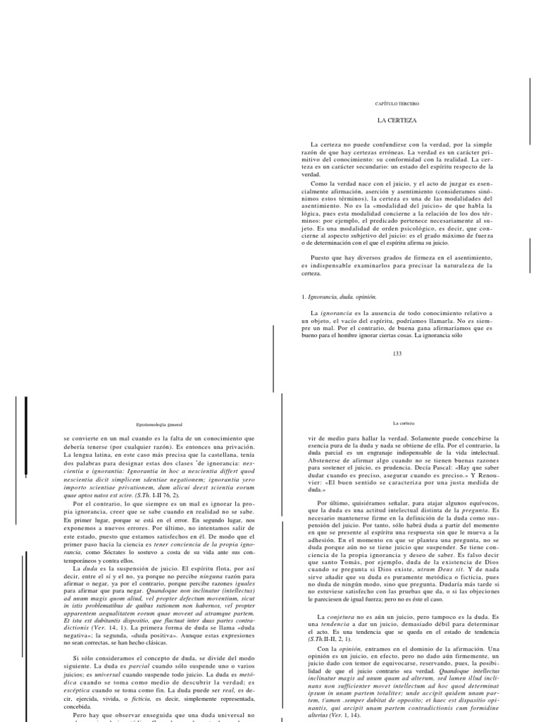 Roger Verneaux Epistemología General o Crítica El Conocimiento (Unidad 2)