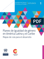 Planes de Igualdad de Género en América Latina y El Caribe