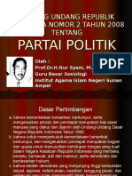 UNDANG-UNDANG PARTAI POLITIK