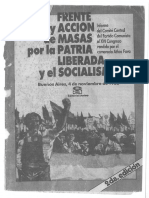 1986 - PCA - Scan 16 Congreso - Frente de Acción de Masas Por La Patria Liberada y El Socialismo - Athos Fava