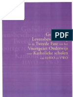 Godsdienst Levensbeschouwing in de Tweede Fase Van Het Voortgezet Onderwijs Voor Katholieke Scholen Van HAVO en VWO