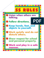 Classroom Rules