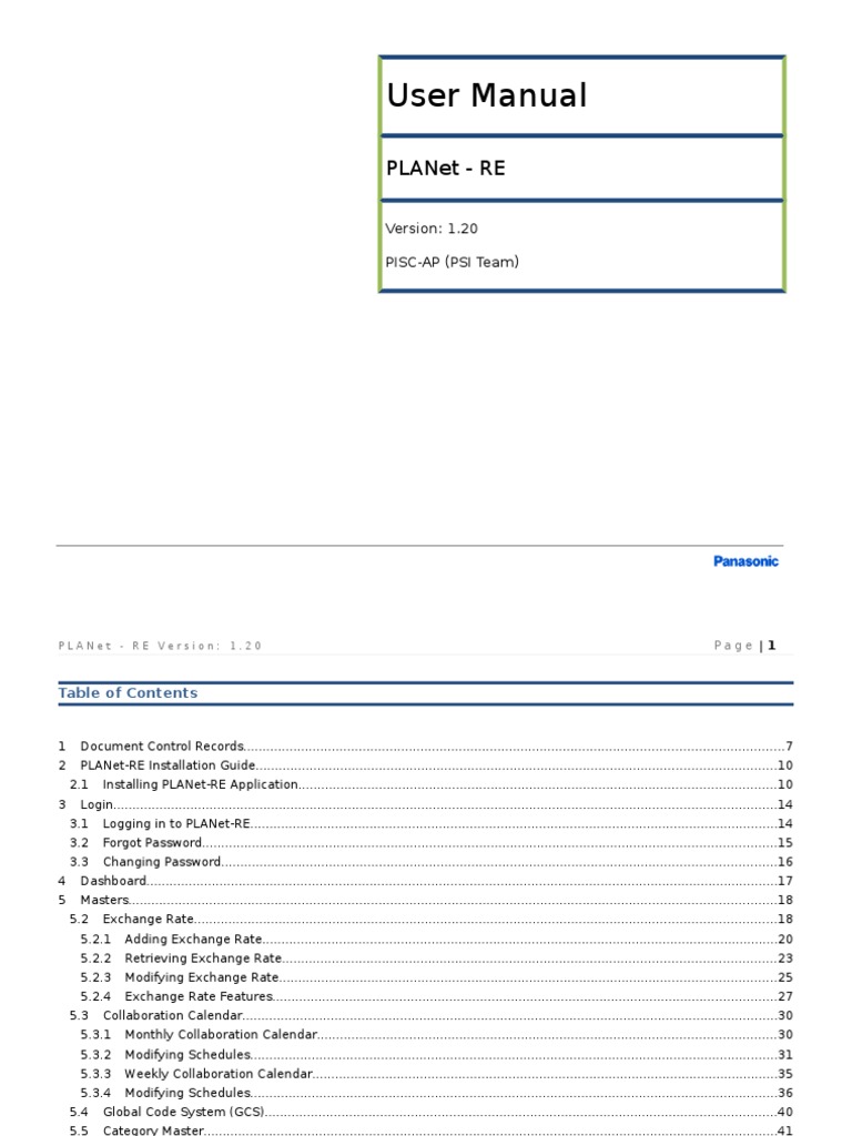 PLANet-RE User Manual: A Comprehensive Guide to Using the PLANet-RE ...