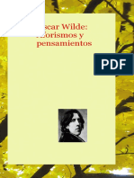 Oscar Wilde Aforismos y Pensamientos
