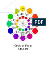 Circle of Fifths Alto Clef