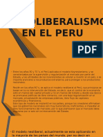 El Neoliberalismo en El Peru