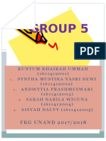 Group 5: FKG UNAND 2017/2018