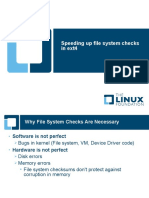 Speeding up file system checks in ext4