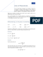 Differentiation Week 1 Notes