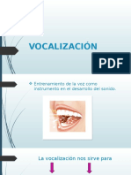 Vocalización Diapositivas