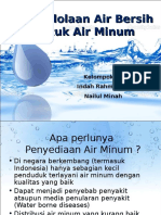 Pengelolaan Air Bersih Untuk Air Minum