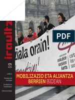 171 IRAULTZEN (aldizkari sindikala, revista sindical, journal syndical)