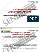 Reorganizacion Sistema Aduanero 2015