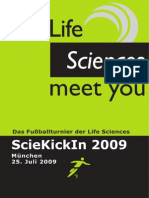 ScieKickIn 2009 Turnierheft