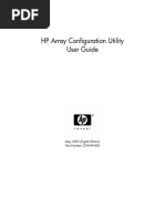 HP Array Configuration Utility User Guide PDF