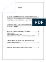 Index: Economics Development and Competition Policy 4 Competition and Competition Policy Interplay