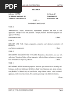 Download Civil-Vii-pavement Materials and Construction 10cv763 -Notes by vasanth patel SN341835675 doc pdf