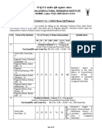 IARI Recruitment 2016 Notification PDF