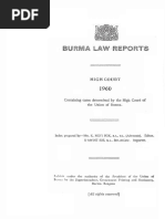 Burma Law Reports 1960 (High Court)