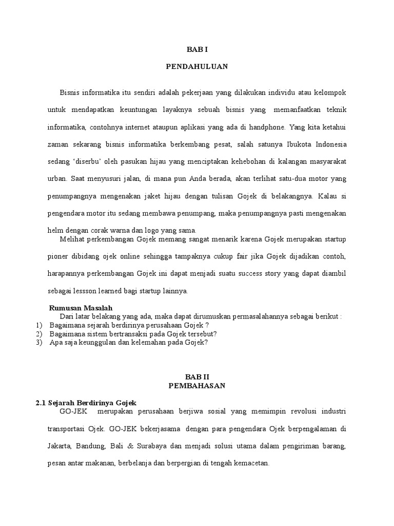 Makalah Transportasi Online Docx