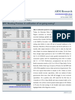 MPC Meeting Preview - A Ratification of On-Going Easing