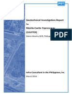 Geotechnical Investigation Report: Metro Manila, NCR, Philippines