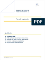 Legislación de redes de telecomunicación