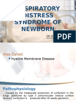 Respiratory Distress Syndrome of Newborn