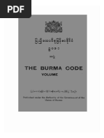 The Burma Code Vol-2