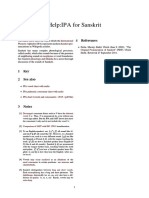 Help-IPA For Sanskrit