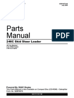 Manual de Partes Minicargador Cat 246 C