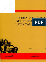 Roig - Teoría y Crítica Del Pensamiento Latinoamericano - Cap 1 y 2