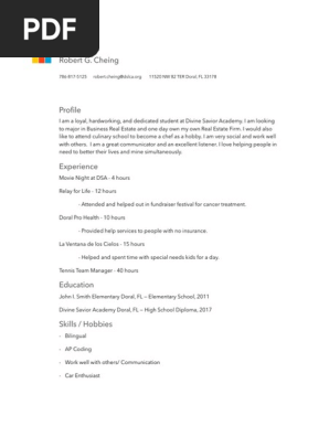 Modern Resume