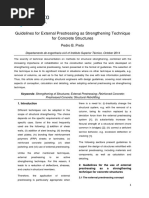 Guidelines For External Prestressing As Strengthening Technique For Concrete Structures PDF