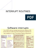 Interrupt Routines