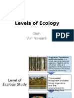 Week-2 Levels of Ecology