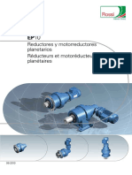 Rossi Motoreducteurs Planetaires EP10 SP F PDF