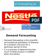 Demand Forecasting at Nestle