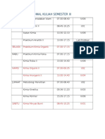 Jadwal Sem 3