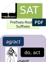 Sat Roots, Prefixes, Suffixes