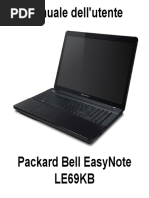 User Manual PackardBell 1.0 a A