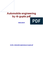 Automobile Engineering by RB Gupta PDF